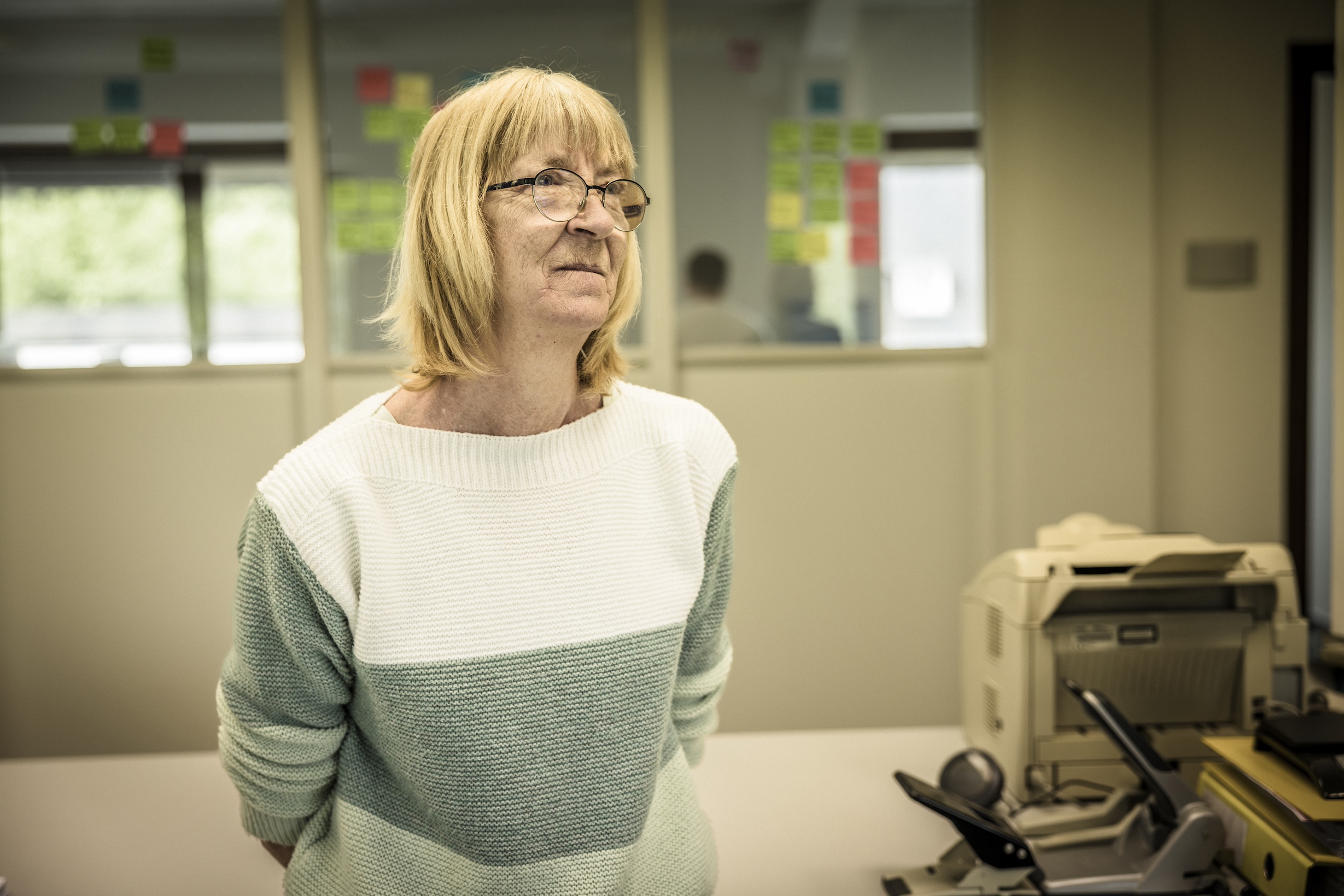 Medewerkster administratie Hilde