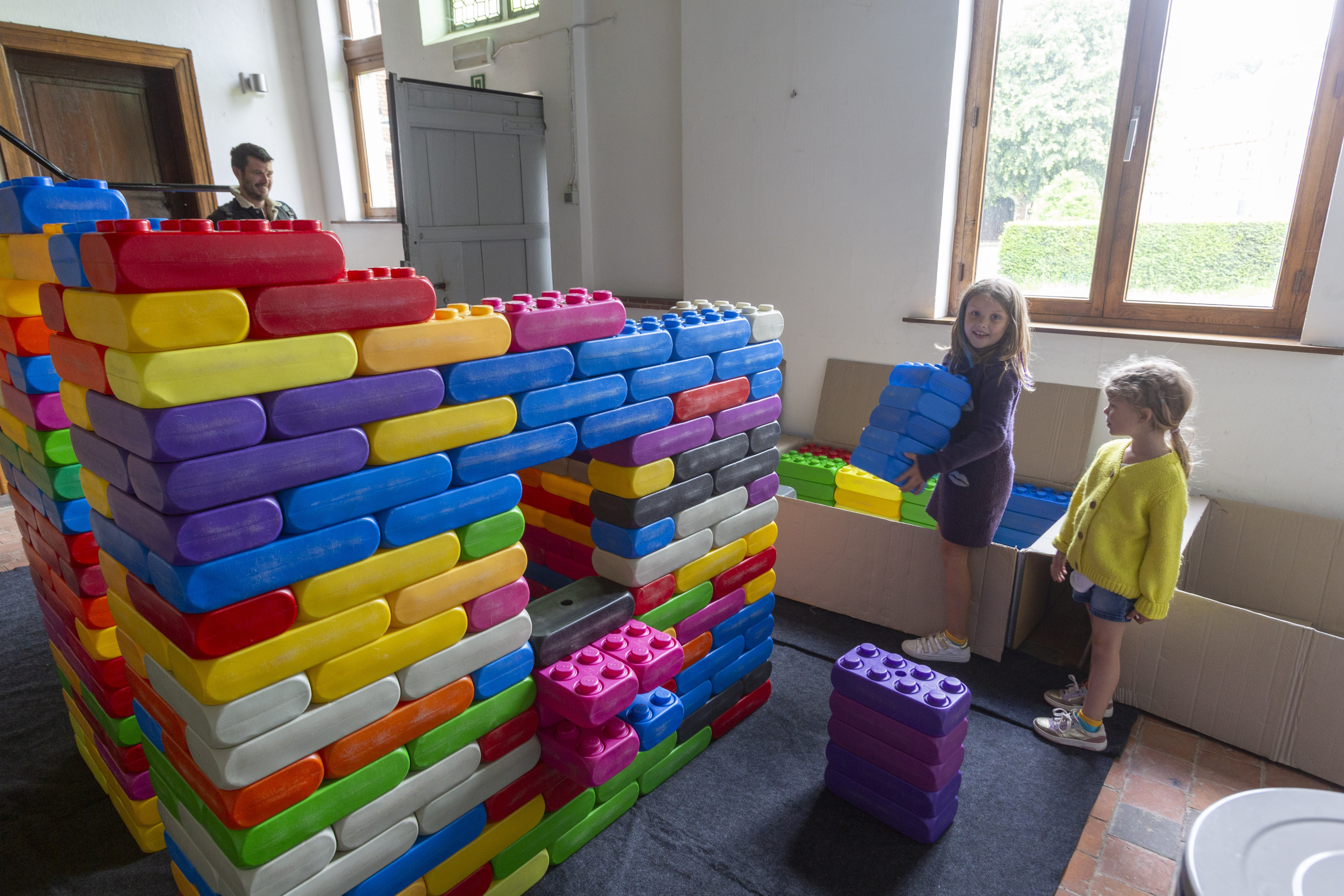 In Herentals konden kinderen aan de slag gaan met Lego-blokken. In Herentals konden kinderen aan de slag gaan met Lego-blokken.