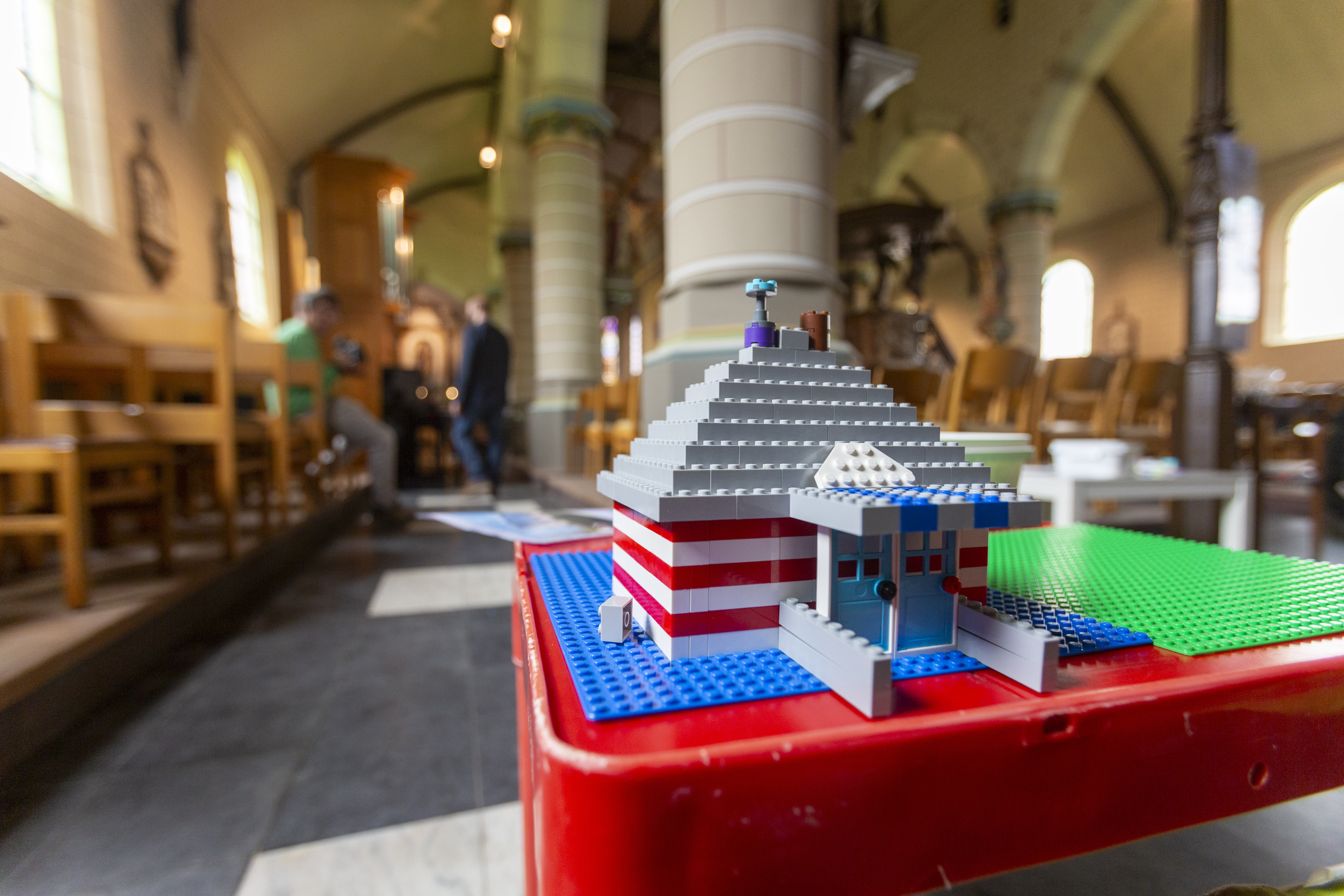 In Herentals konden kinderen aan de slag gaan met Lego-blokken. In Herentals konden kinderen aan de slag gaan met Lego-blokken.