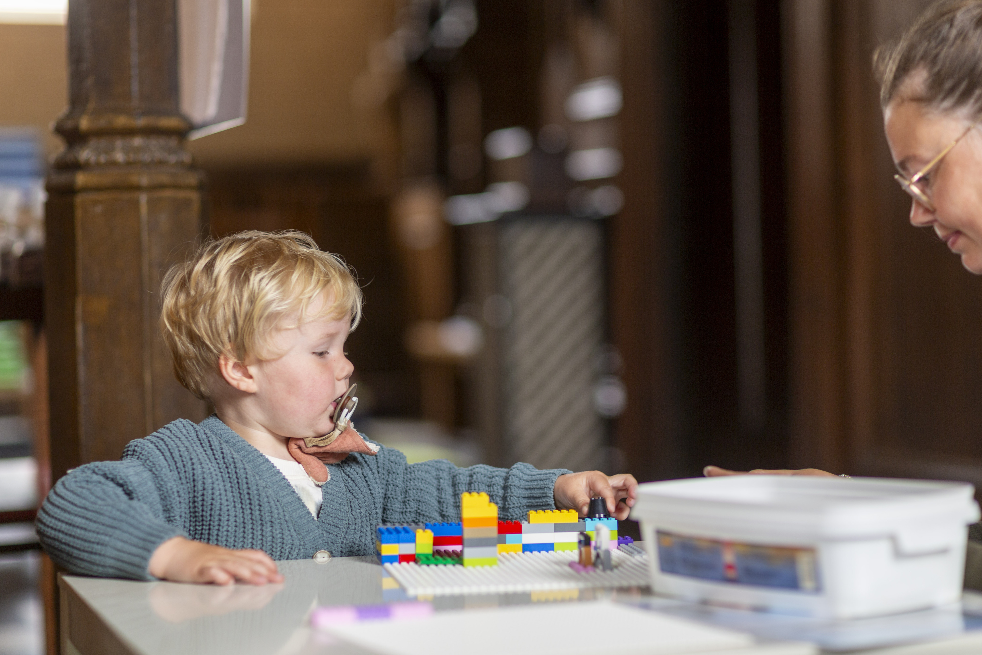 In Herentals konden kinderen aan de slag gaan met Lego-blokken. In Herentals konden kinderen aan de slag gaan met Lego-blokken.