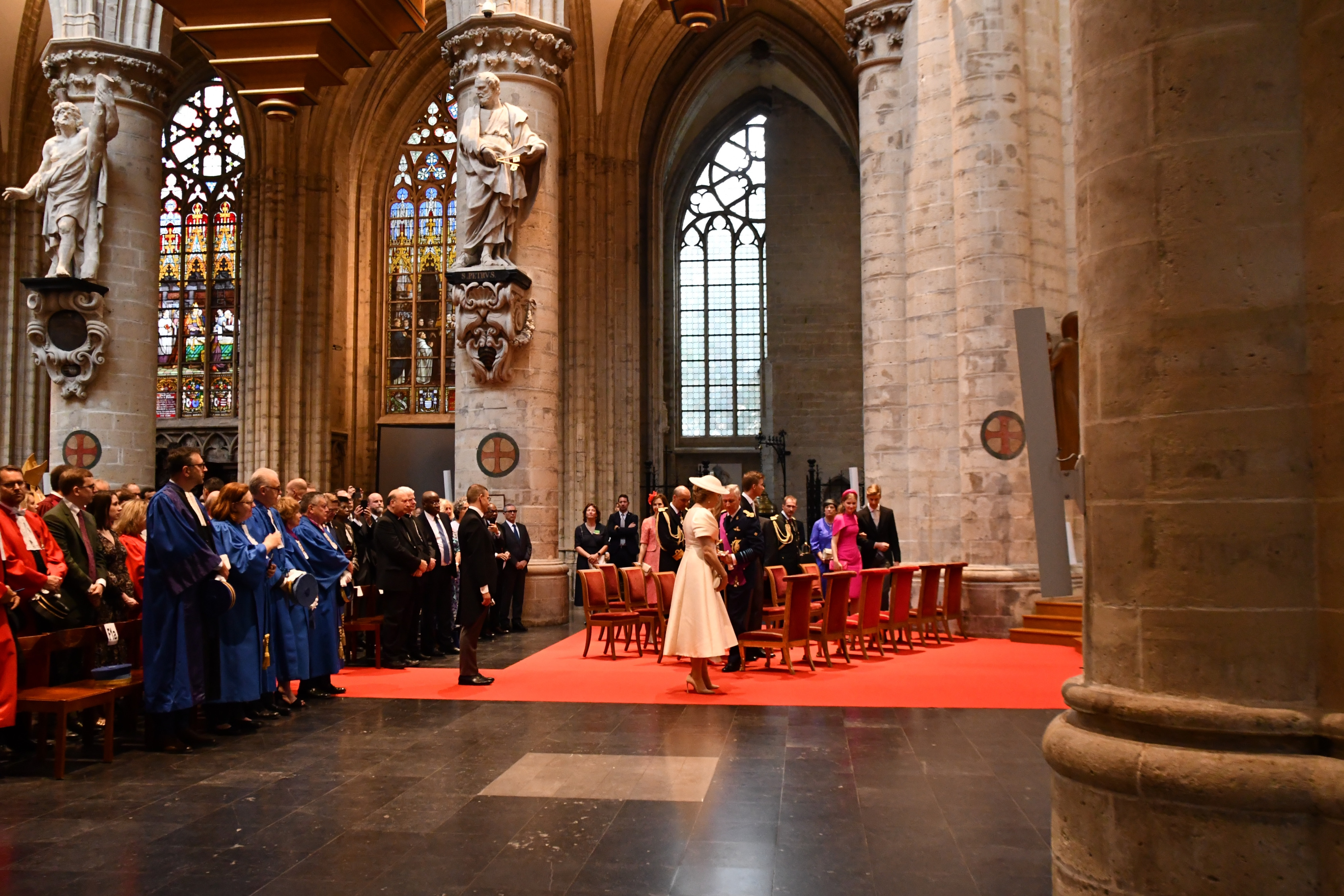 Het Te Deum is het traditionele begin van de 21 juli-vieringen.