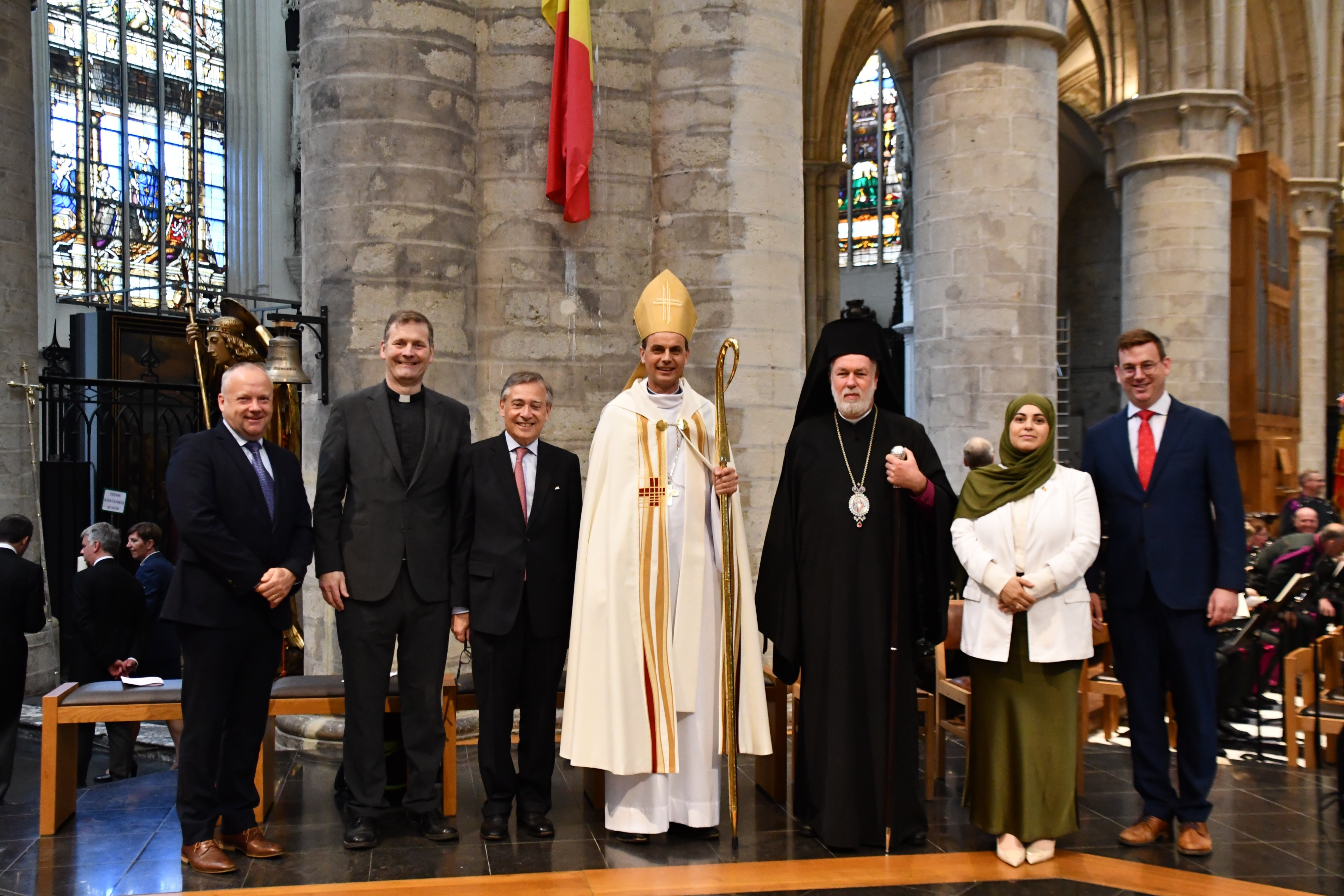 Het Te Deum is het traditionele begin van de 21 juli-vieringen.