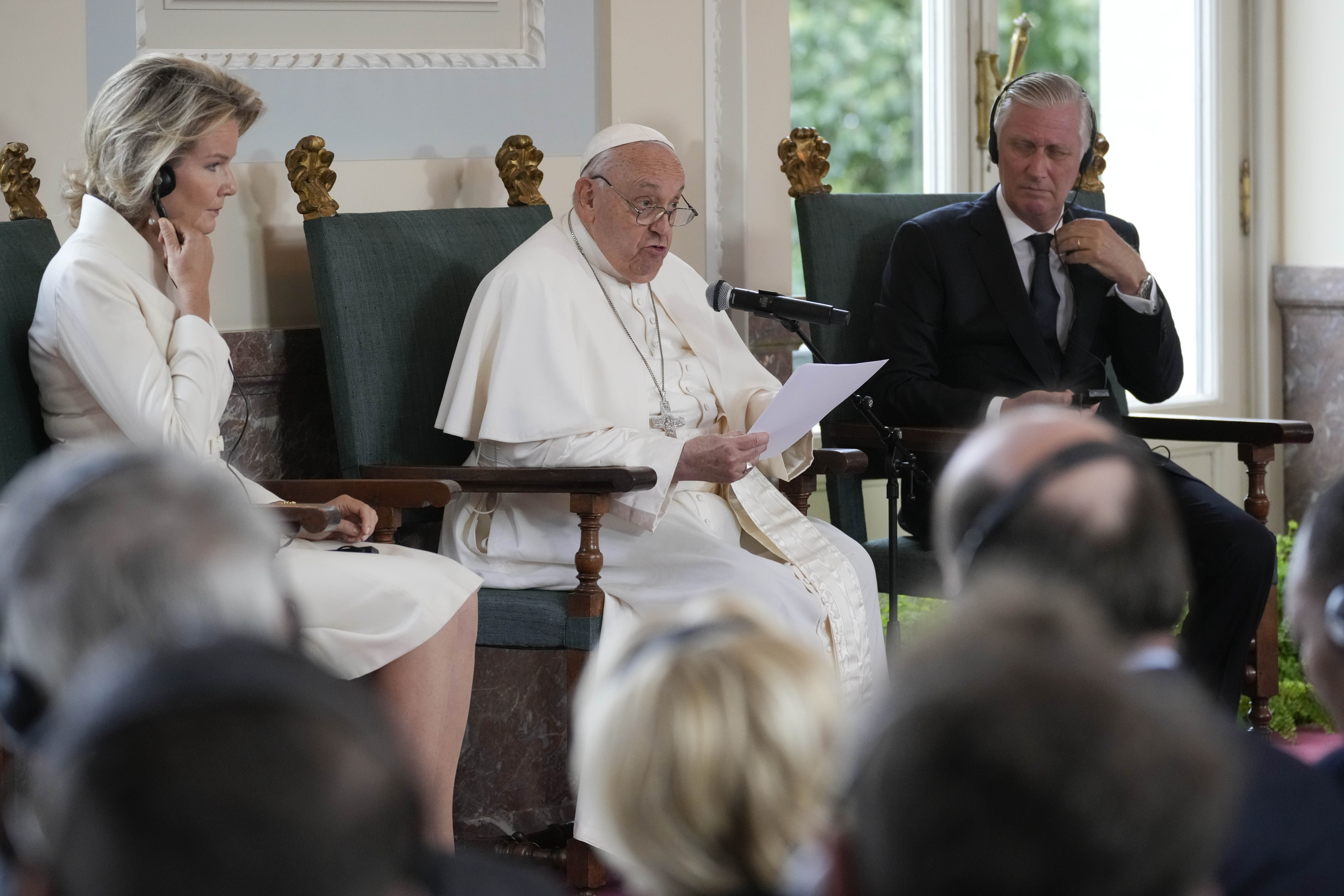 Toespraak van paus Franciscus in het paleis van Laken, 27 september 2024 Toespraak van paus Franciscus in het paleis van Laken, 27 september 2024