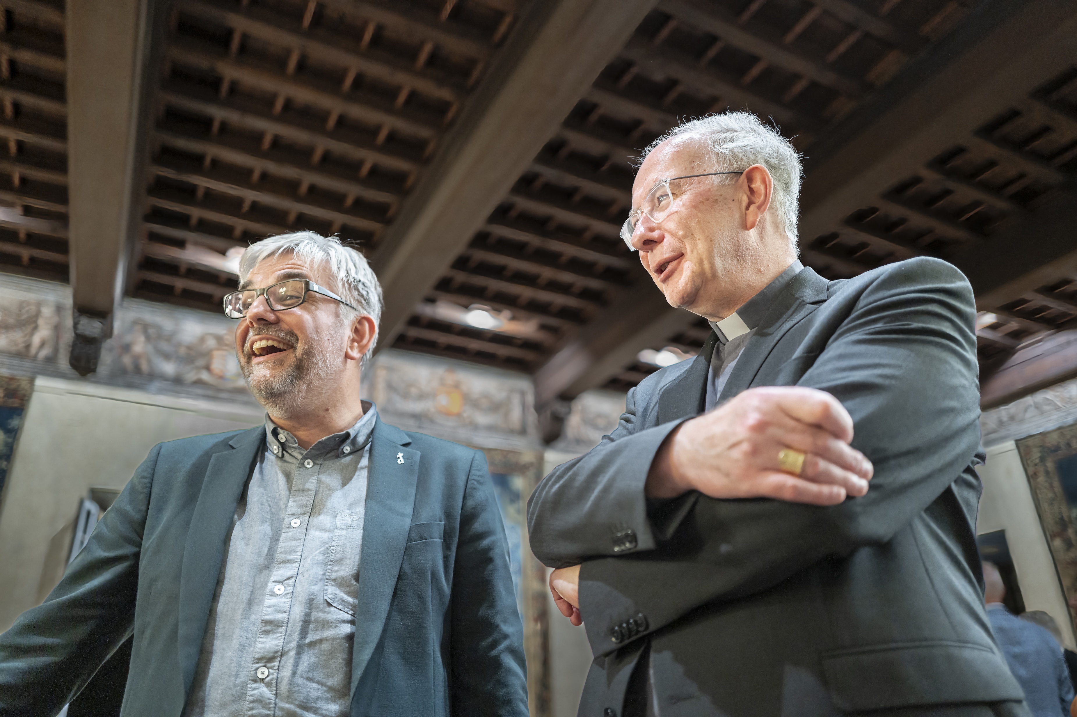 Geert De Cubber en Koen Vanhoutte. Geert De Cubber en Koen Vanhoutte