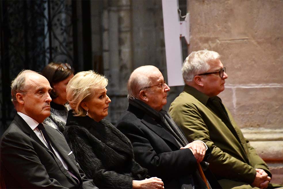 Prins Lorenz, Prinses Astrid, Koning Albert II en Prins Laurent wonen de Te Deum-viering bij op Koningsdag, 15 november 2024 Prins Lorenz, Prinses Astrid, Koning Albert II en Prins Laurent wonen de Te Deum-viering bij op Koningsdag, 15 november 2024
