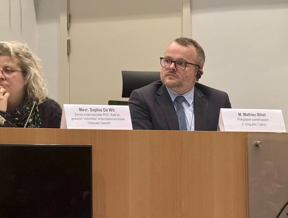 Mathieu Bihet (MR) is voorzitter van de onderzoekscommissie naar disfuncties in Operatie Kelk. Mathieu Bihet (MR) is voorzitter van de onderzoekscommissie naar disfuncties in Operatie Kelk.