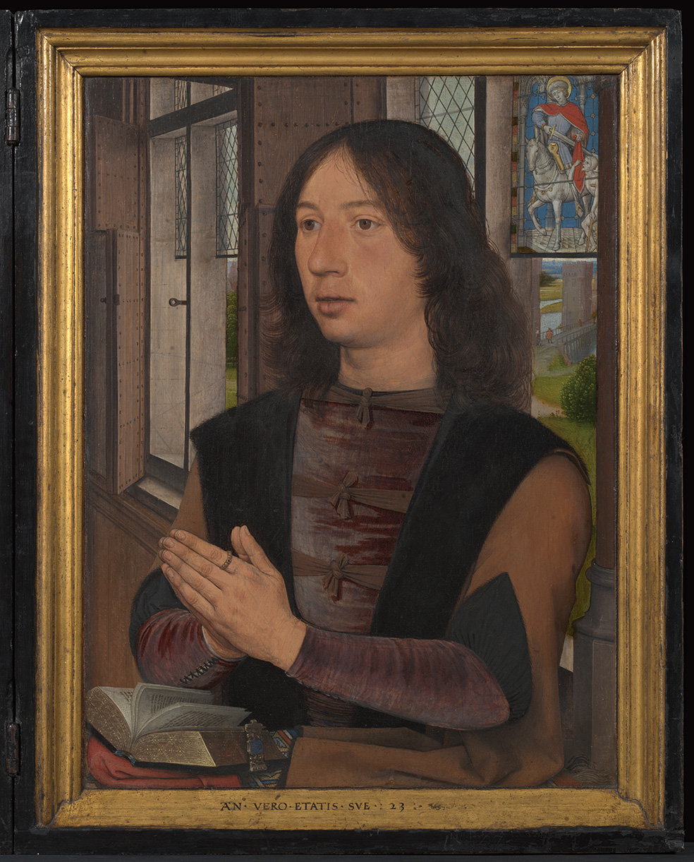 Hans Memling, Diptiek van Maarten van Nieuwenhove, 1487 (Groeningemuseum, O.SJ0178.I) 