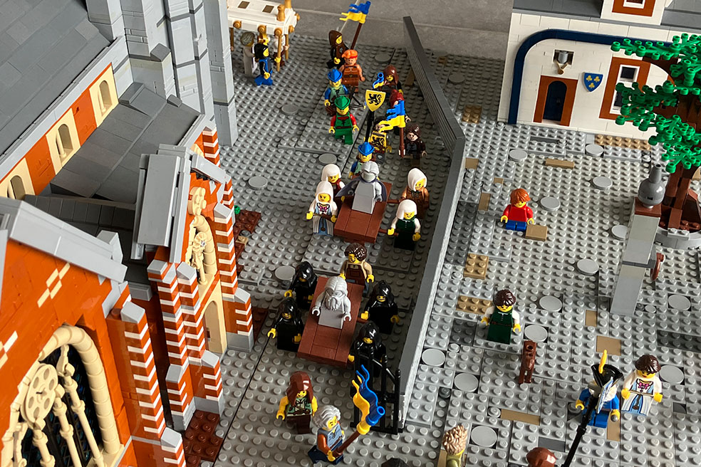 Hagelkruisprocessie uit 1663 in Lego Hagelkruisprocessie uit 1663 in Lego
