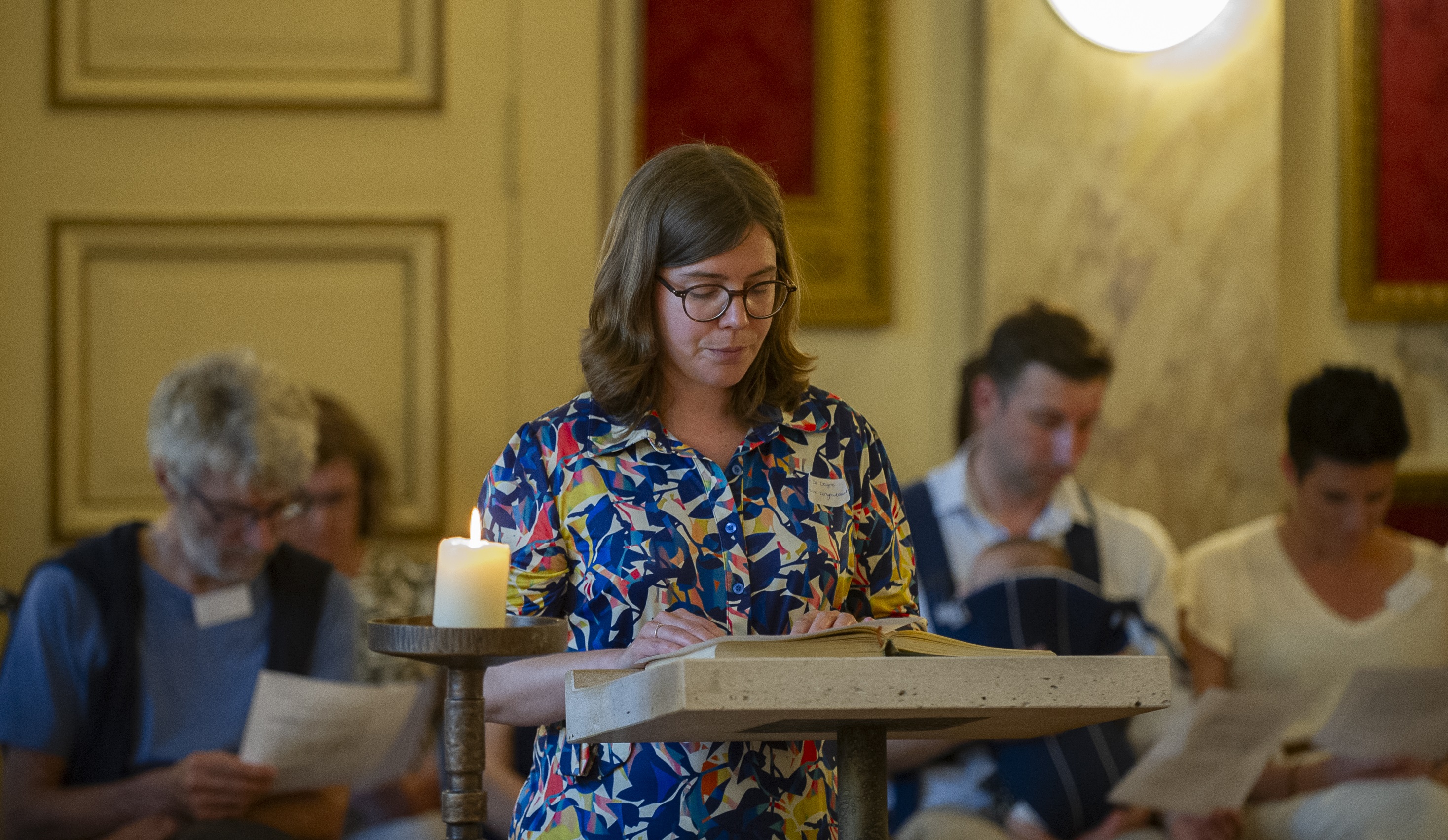 Ilse De Deyne van de Dienst Zorgpastoraat