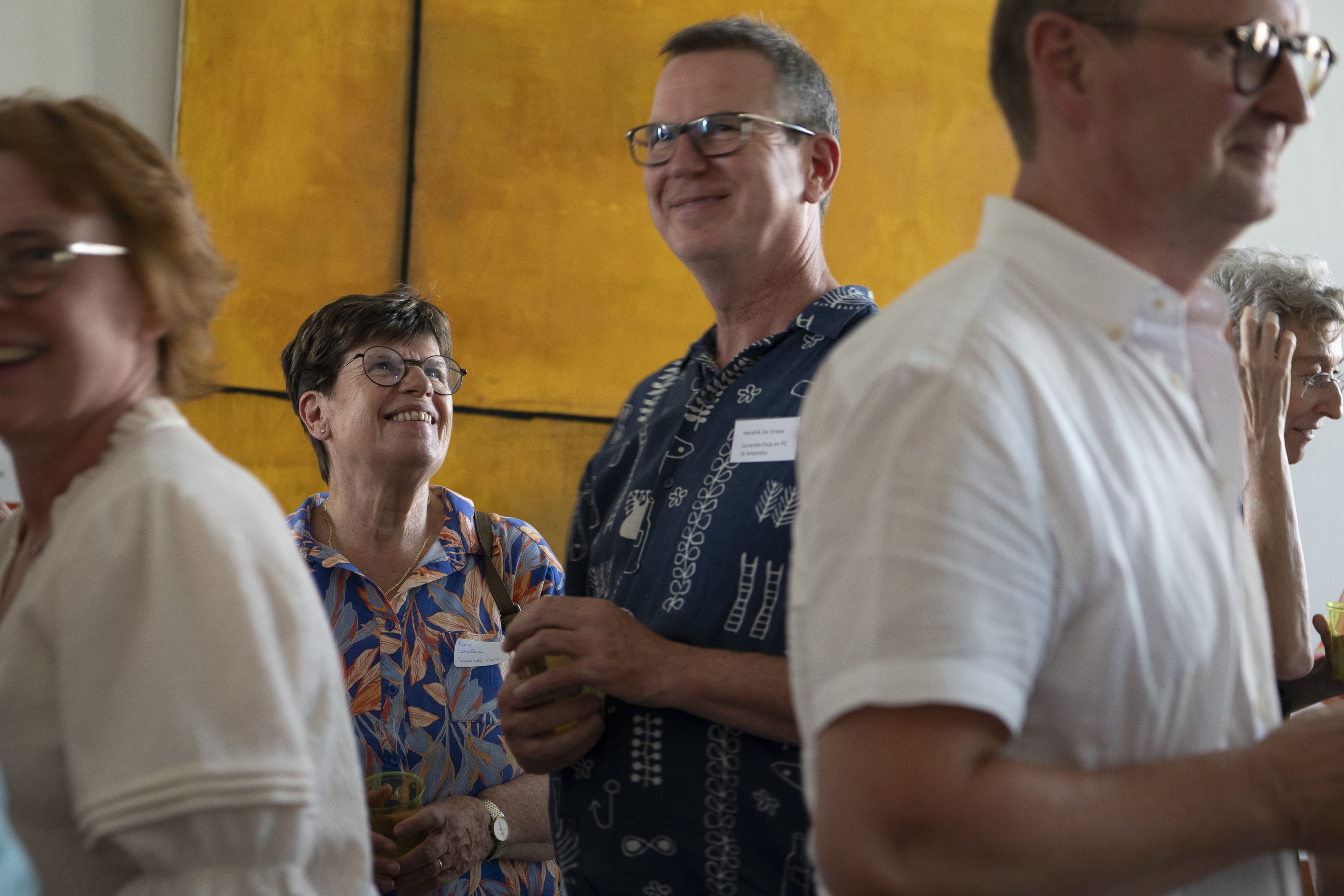 Onthaalmoment van de ontmoetingsavond van het Zorgpastoraat