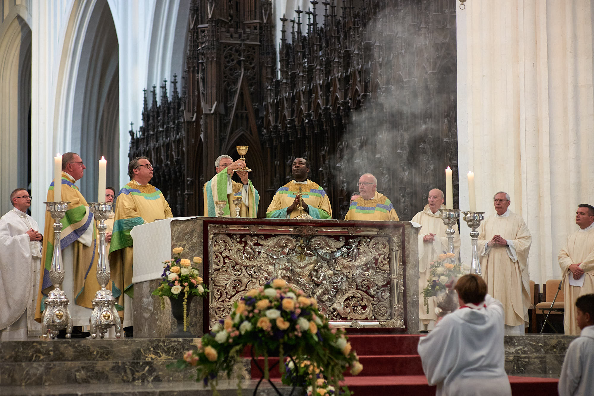 Viering na processie Viering na processie