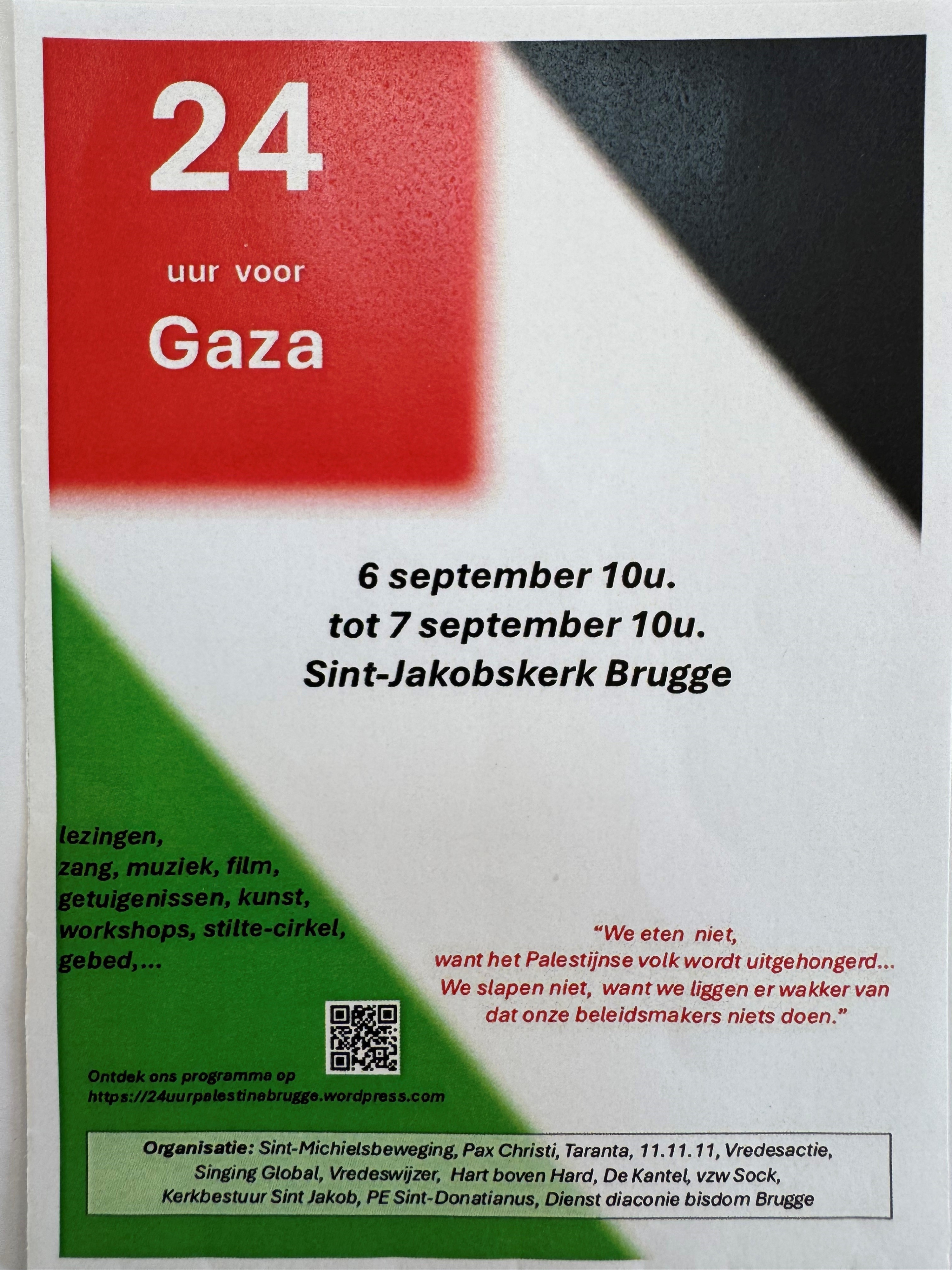 24 uur voor Gaza
