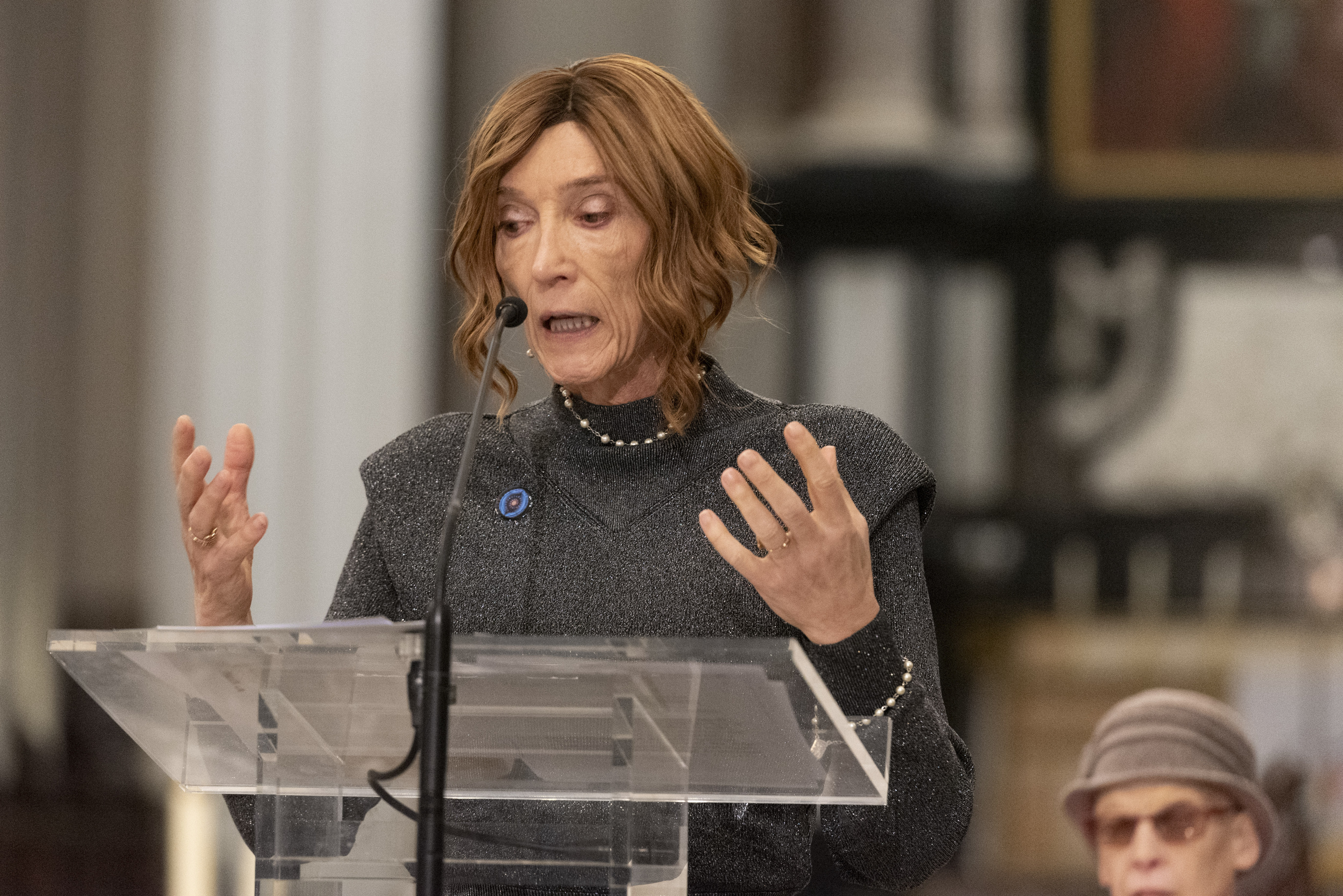 Aline Colpaert: ‘Ik betreur echt dat we steeds onze aandacht moeten opeisen in de media.’ Aline Colpaert: ‘Ik betreur echt dat we steeds onze aandacht moeten opeisen in de media.’