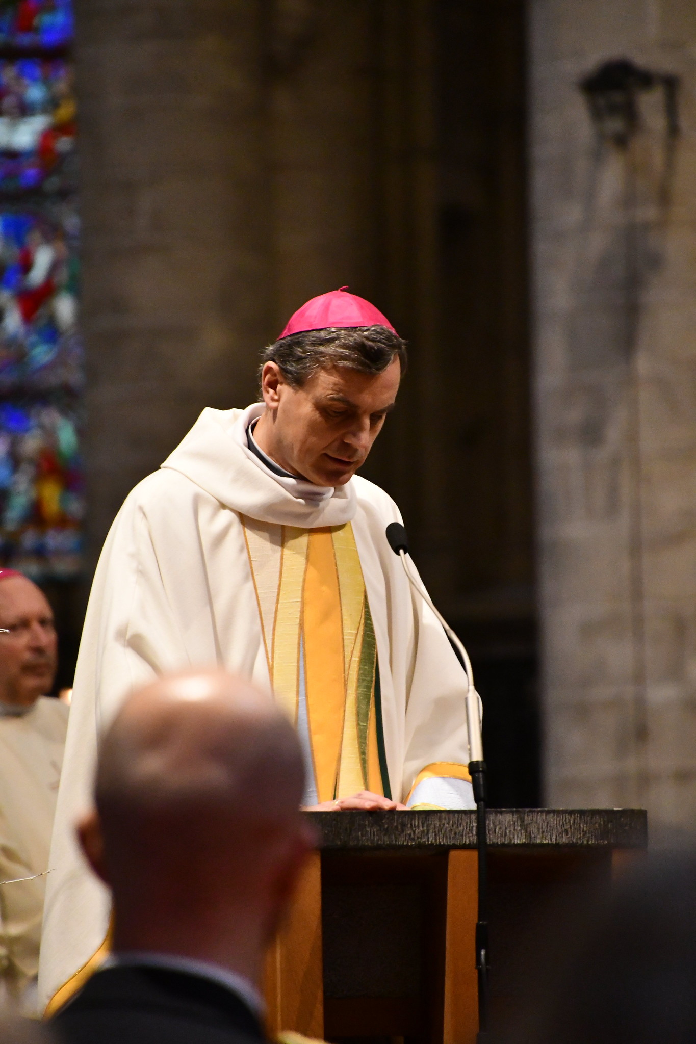 Aartsbisschop Luc Terlinden in de pontificale mis in de Sint-Michiels- en Sint-Goedelekathedraal.