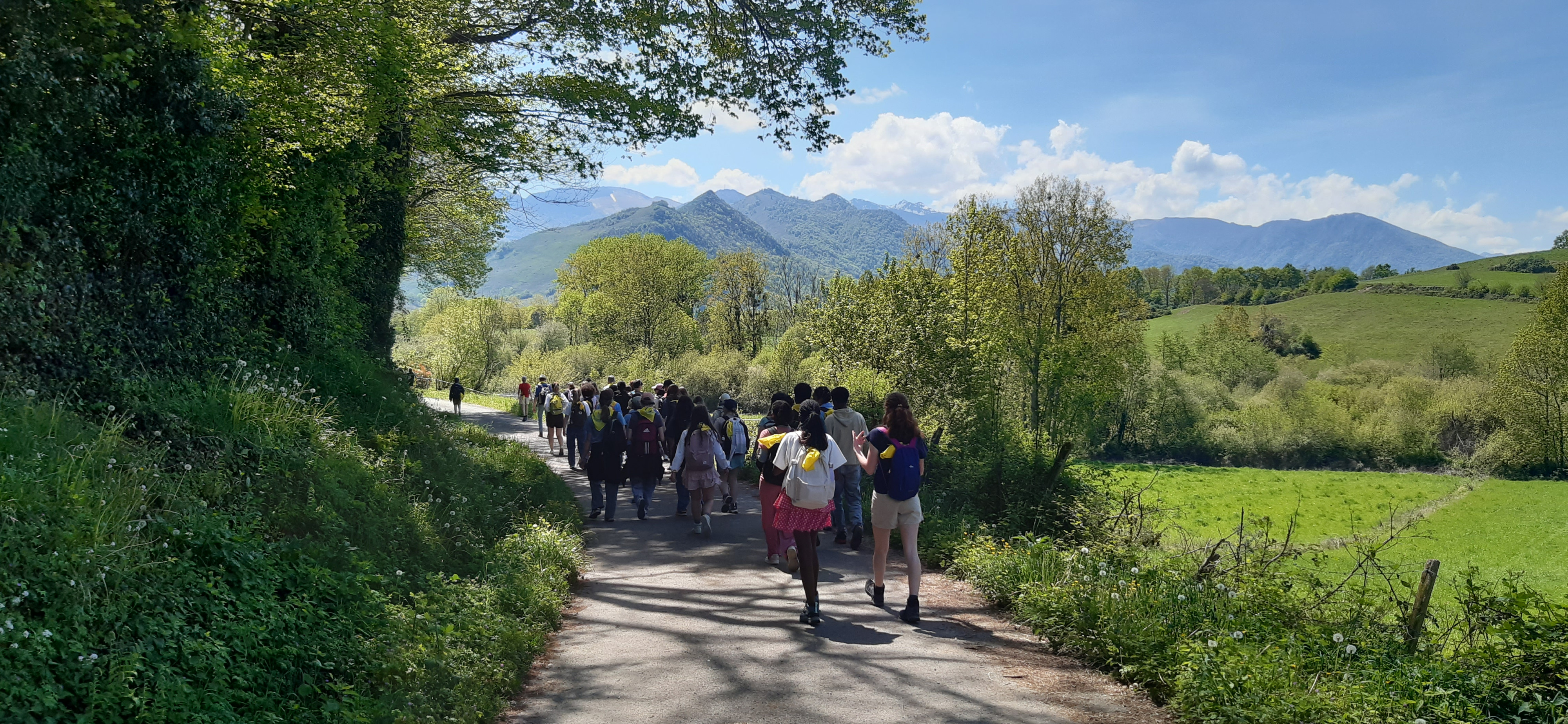 Op de terugweg van Bartrès