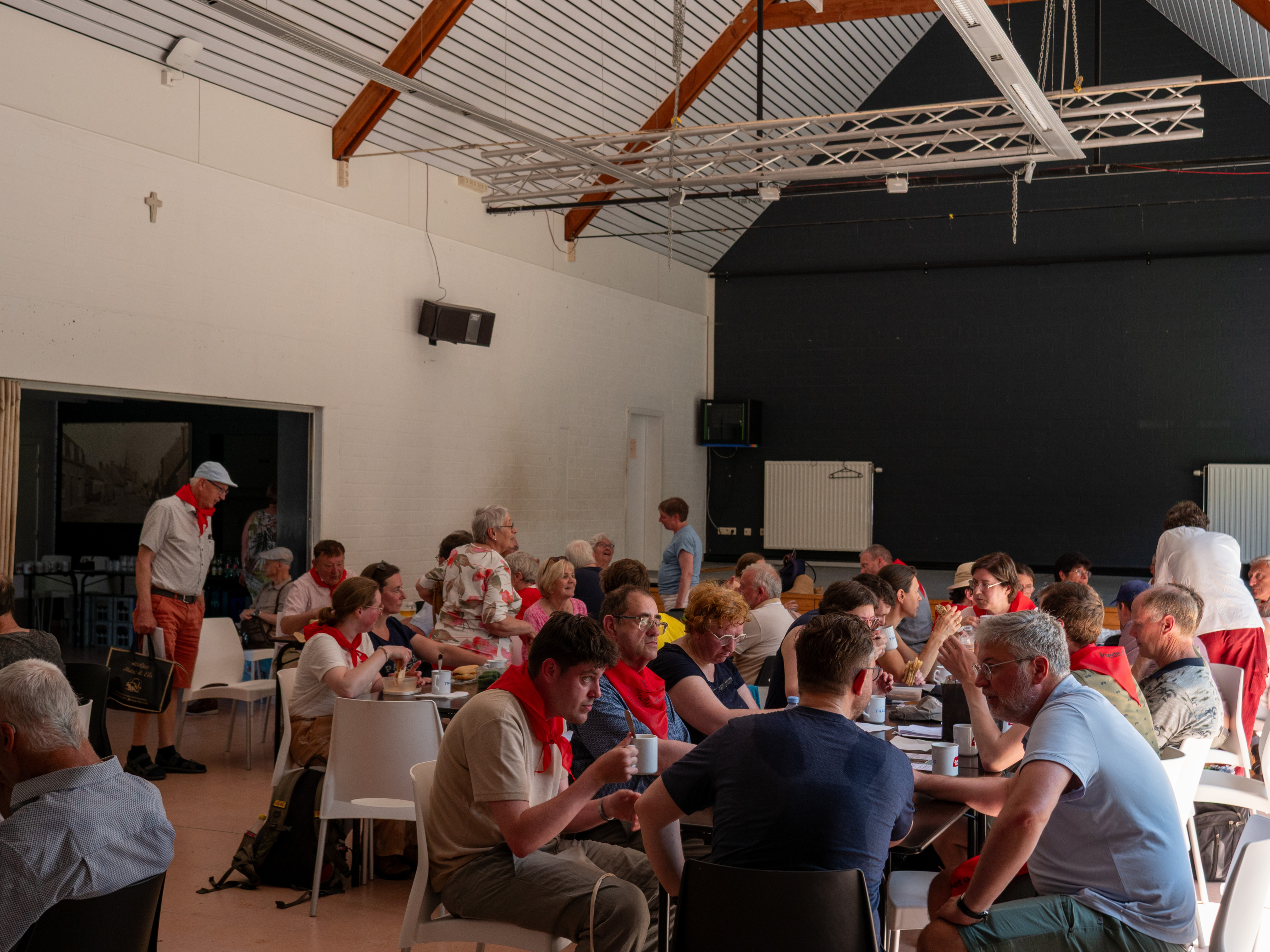 Lunch in Krombeke