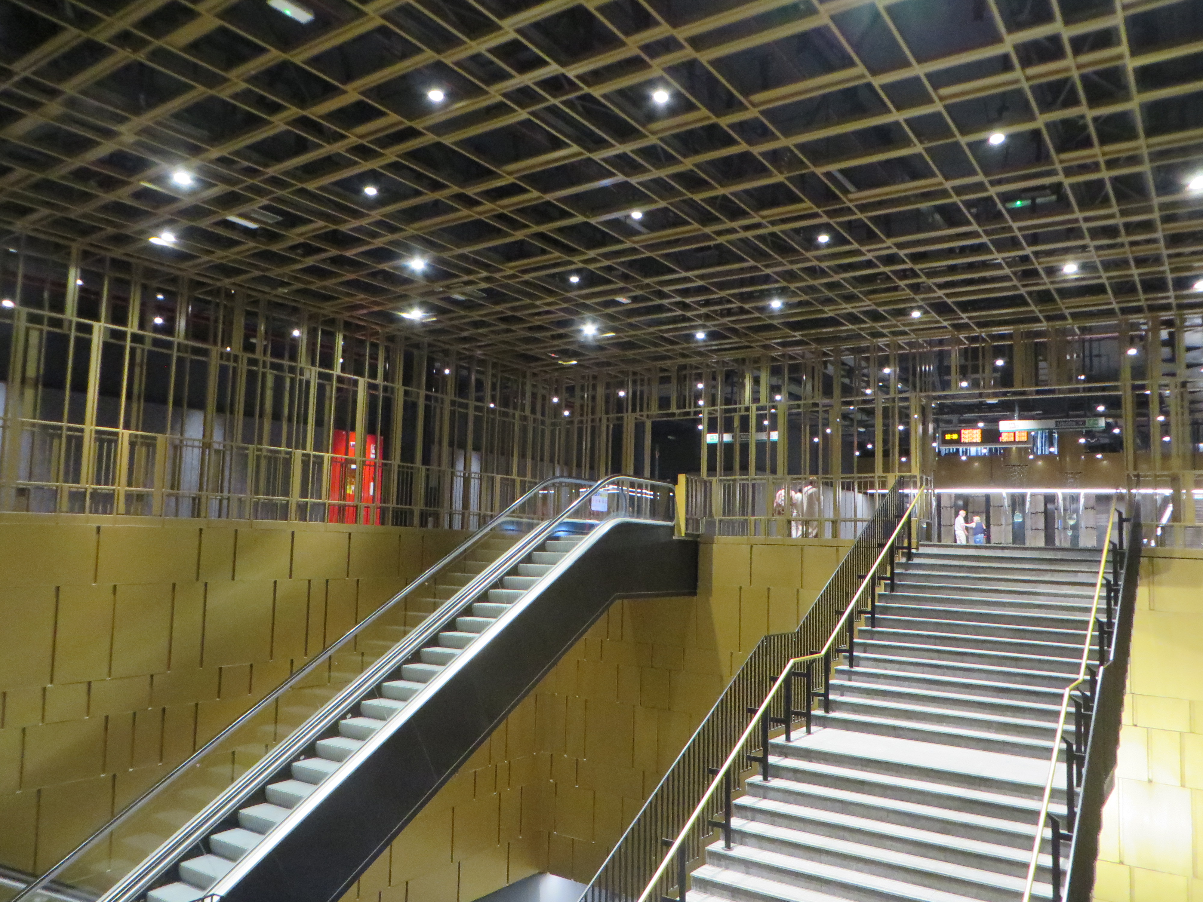 Het nieuwe metrostation aan het Colosseum is tegelijk een museum.