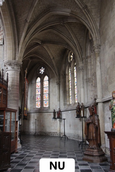 Sint-Leonarduskerk Het interieur van de Sint-Leonarduskerk in het Vlaams-Brabantse Zoutleeuw.