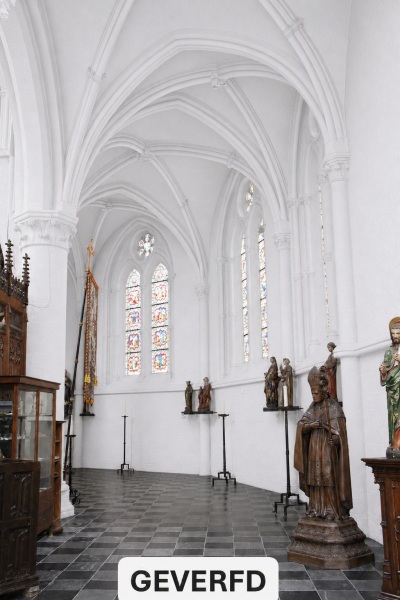 Sint-Leonarduskerk Het interieur van de Sint-Leonarduskerk in het Vlaams-Brabantse Zoutleeuw.