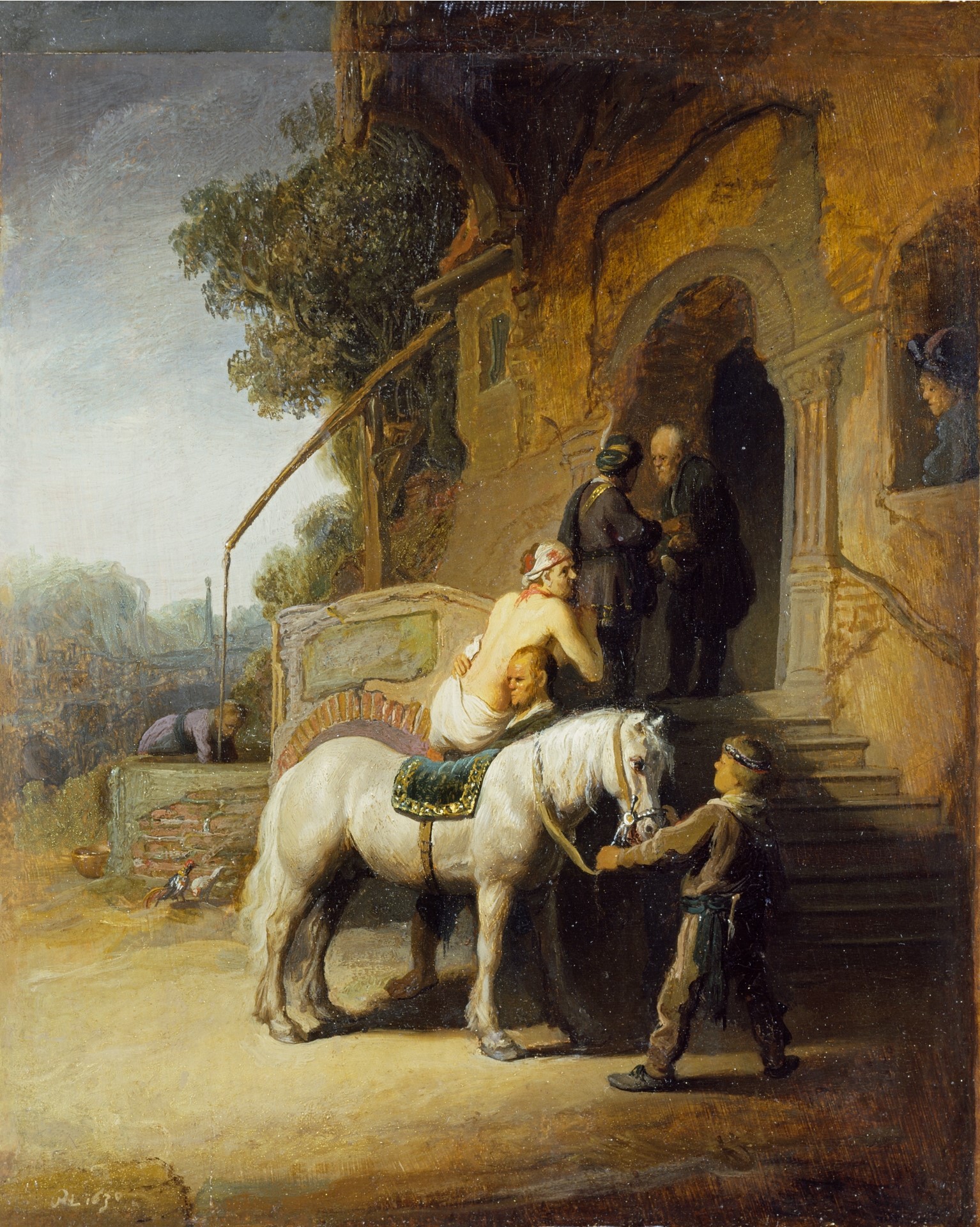 Rembrandts 'De Barmhartige Samaritaan' uit 1633. Rembrandts 'De Barmhartige Samaritaan' uit 1633.