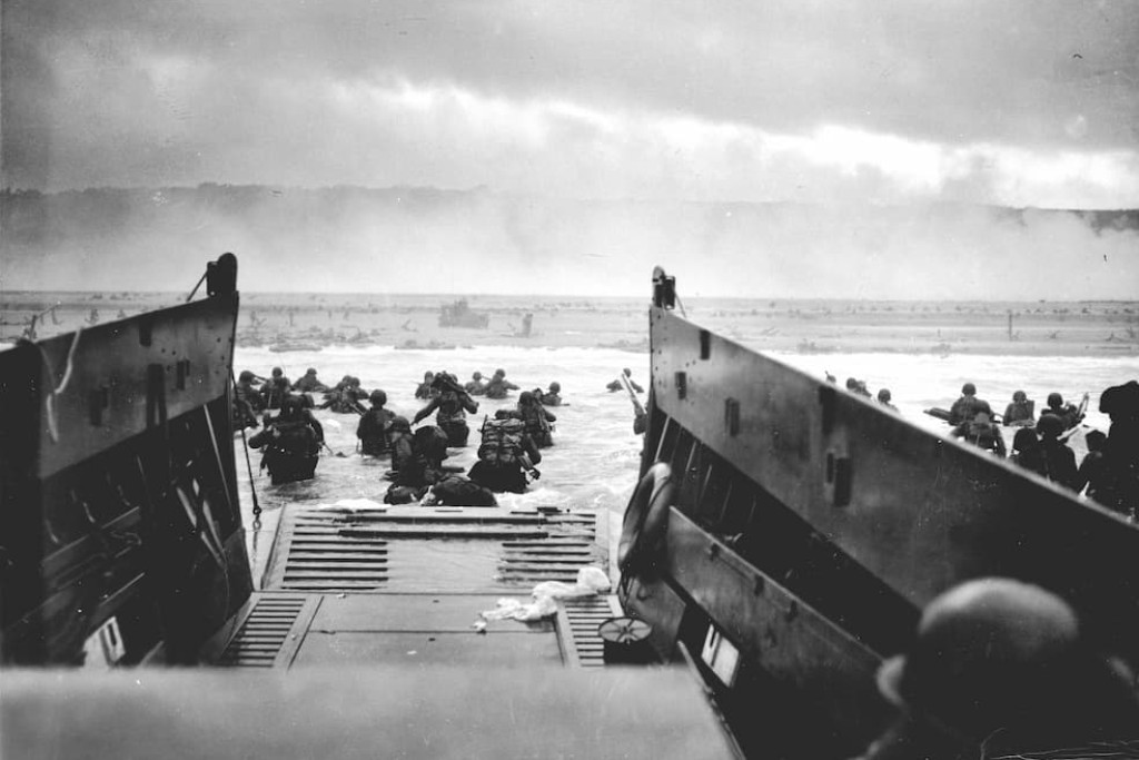 Landing op Omaha Beach op 6 juni 1944
