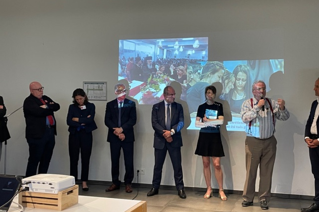 receptie voor de tiende verjaardag van het Comité de Soutien des Chrétiens d’Orient 