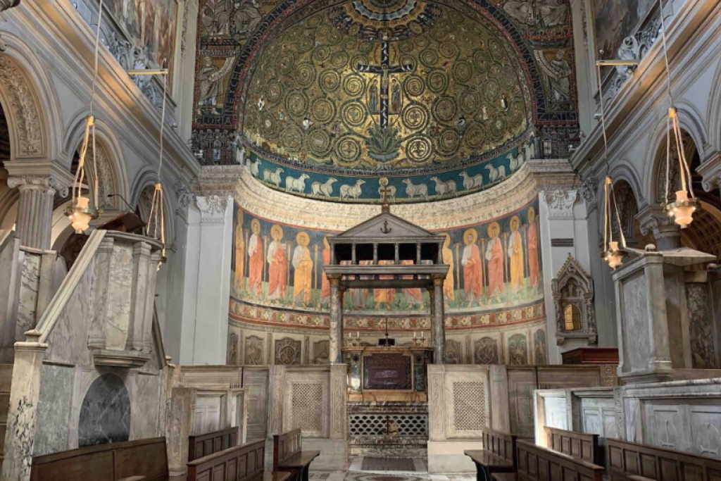 De middeleeuwse Basilica di San Clemente in Rome