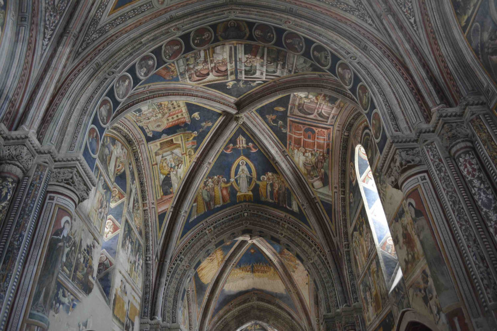 De fresco's in de Basilica di Santa Caterina d’Alessandria.