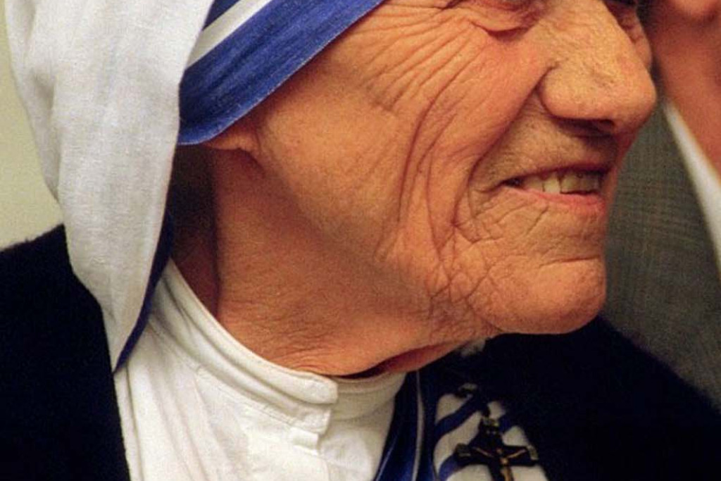 Moeder Teresa in 1986