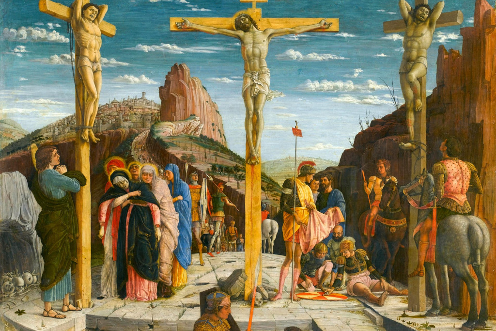 Kruisiging, Andrea Mantegna, ca. 1457-1460