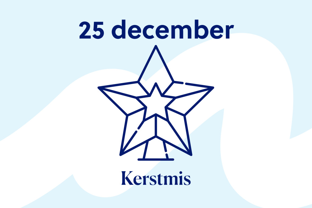 Kalendertegel 25 december Kalendertegel 25 december