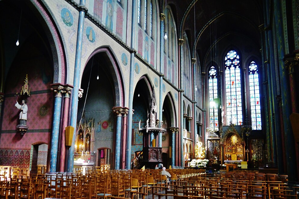 De Onze-Lieve-Vrouw van Lourdesbasiliek in Oostakker, archiefbeeld uit 2016