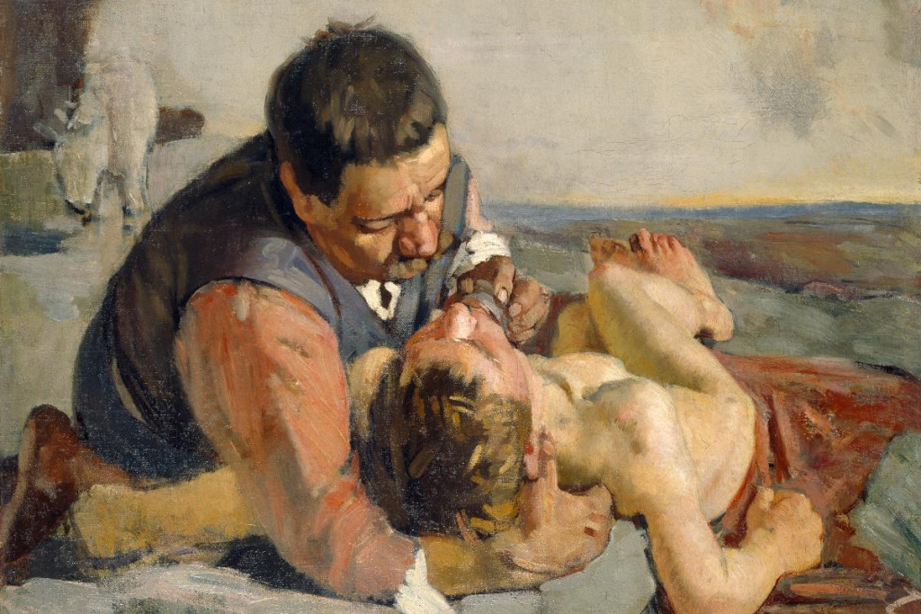 schilderij van de Barmhartige Samaritaan