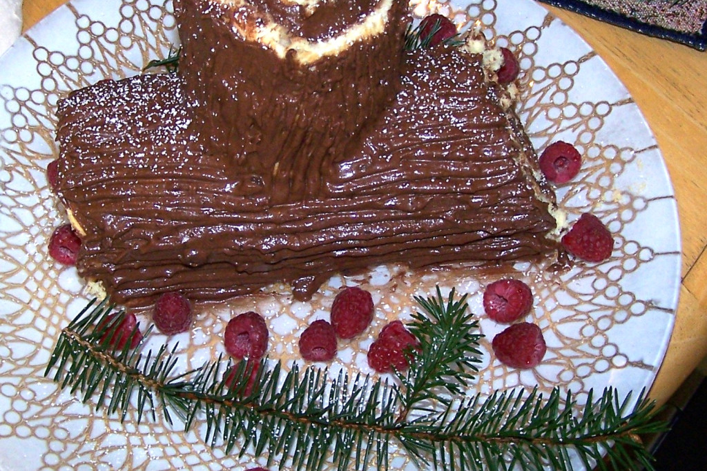 kerststronk uit ijs