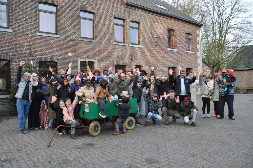De asielzoekers zullen de warmte die ze in het Woutershof kregen voor altijd meedragen.