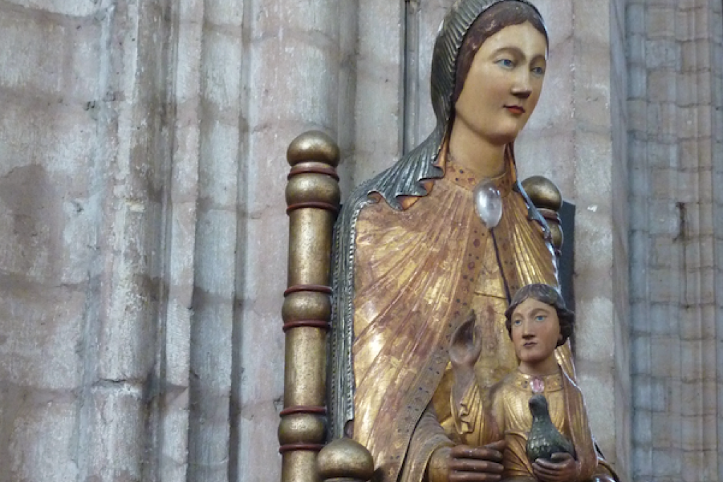 De Sedes Sapientiae uit de Sint-Pieterskerk in Leuven.