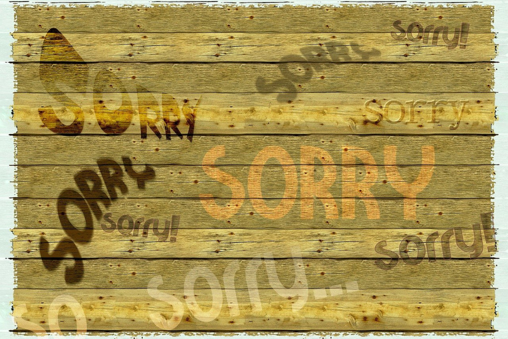 Sorry wall 