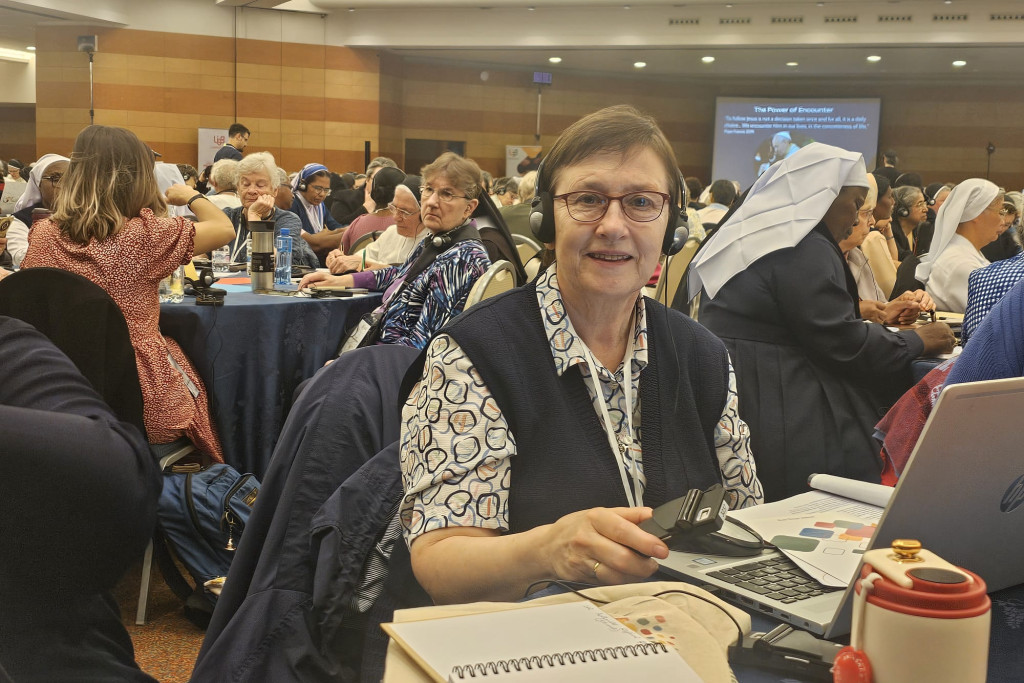 Zuster Christine Everaert in Rome 