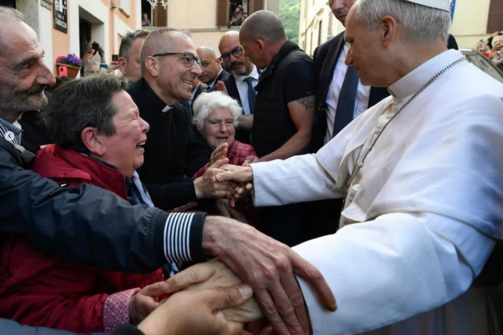 Een van de foto's die Leo XIV deelde via zijn nieuwe Instagram-account @pontifex