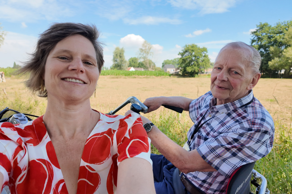 In de ogen van 'vrolijke Frans' dansen voortdurend pretlichtjes.