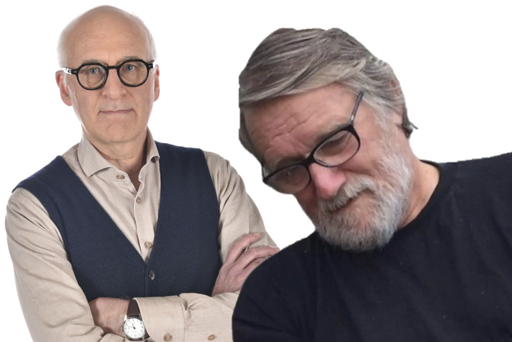 Erik Galle en Joop van der Elst, compilatie van portretten