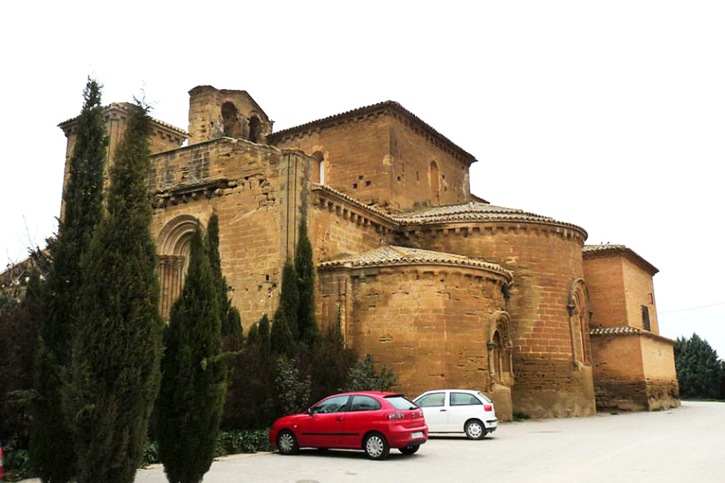 Het koninklijk klooster Santa María de Sijena in de regio Aragon in Noord-Spanje