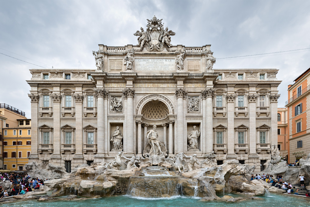 De Trevi-fontein is een van dé toeristische trekpleisters in Rome.