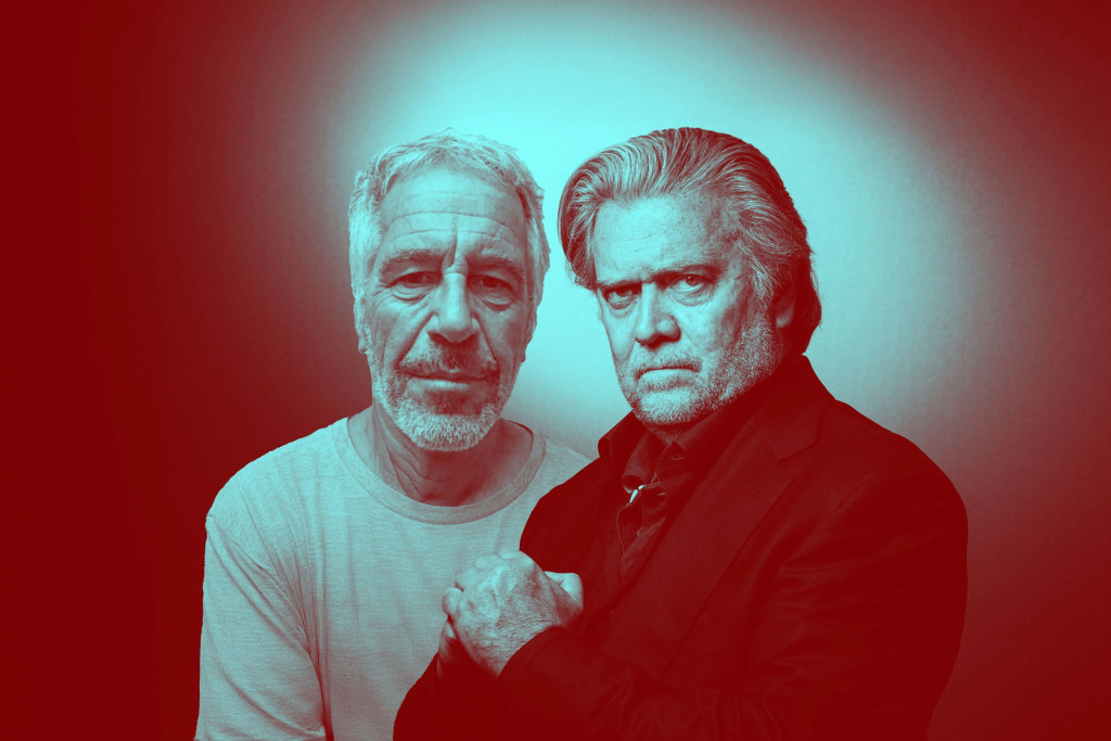 Epstein en Bannon.