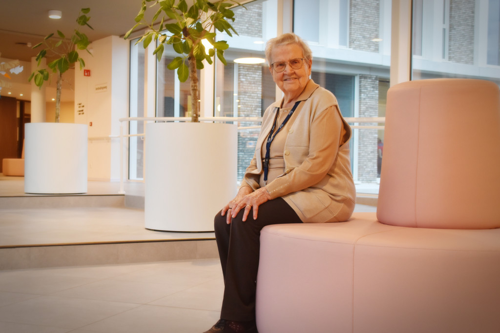 Zuster Maria Lynen verblijft in woonzorgcentrum Heilige Catharina in Zonhoven.
