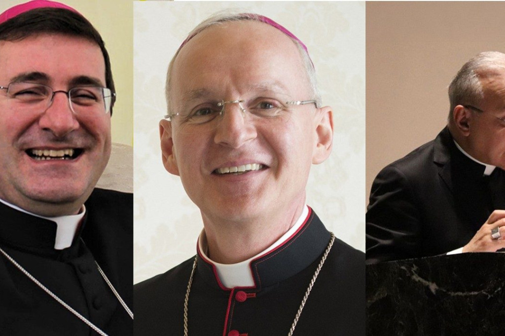 3 portretten (van links): Paolo Rudelli, Petar Rajič en Edgar Peña Parra. 