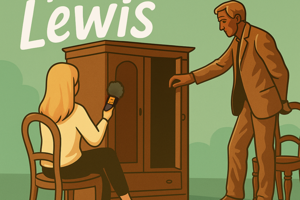 Logo podcast Op zoek naar Lewis