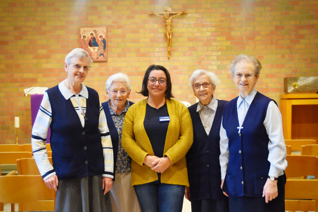 Simona Vitale voelt zich gedragen door de zusters Kindsheid Jesu.