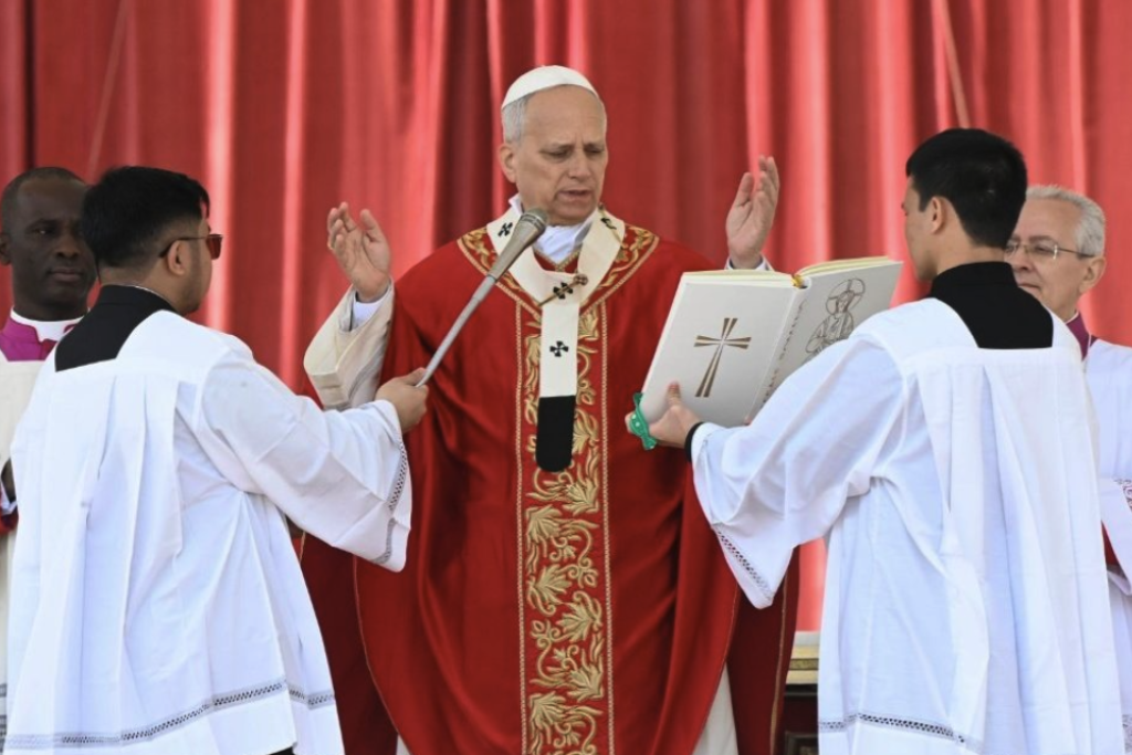 Paus Leo betreurde dat christenen in het Midden-Oosten de Goede Week niet op een normale manier kunnen vieren.