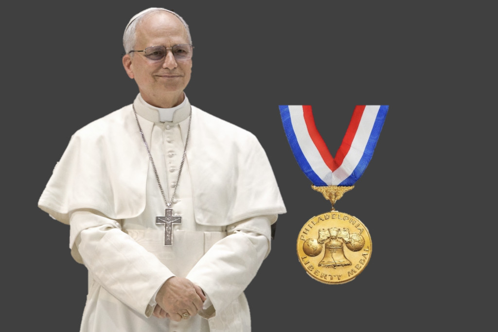 Paus Leo en de medaille